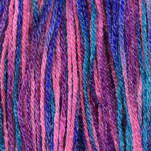 Image of M.G Rangoli Lavender (500 gm) Wool Hank Hand Knitting Wool /Art Craft Soft Fingering Crochet Hook Yarn, Needle Knitting Yarn Thread Dyed