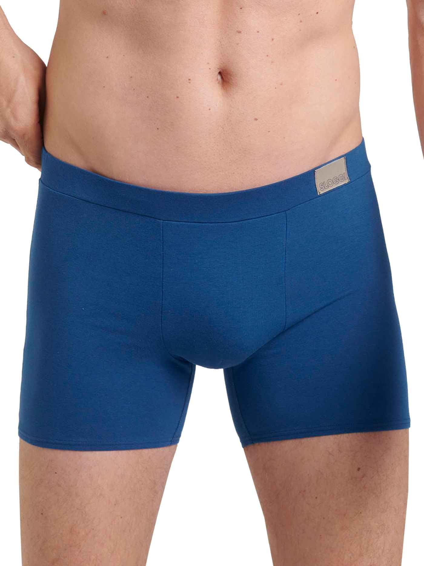Sloggi Men's Blue - Dark Combination Go Natural Short C2p,