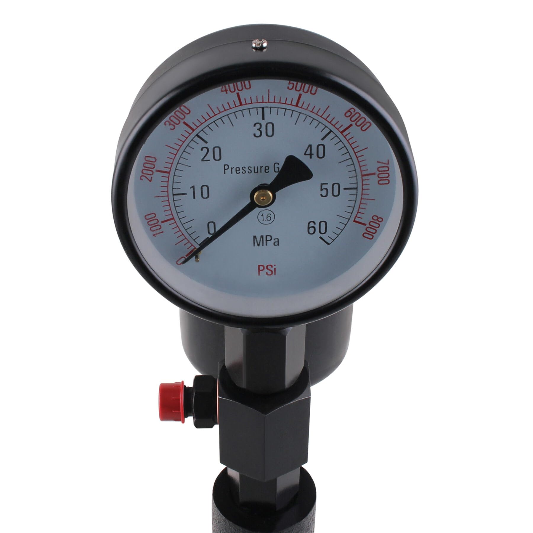 0-600 bar - Appareil de test d'injecteur avec double échelle - Testeur d'injecteur - Appareil de diagnostic dans le moteur diesel pour différents tests et tests