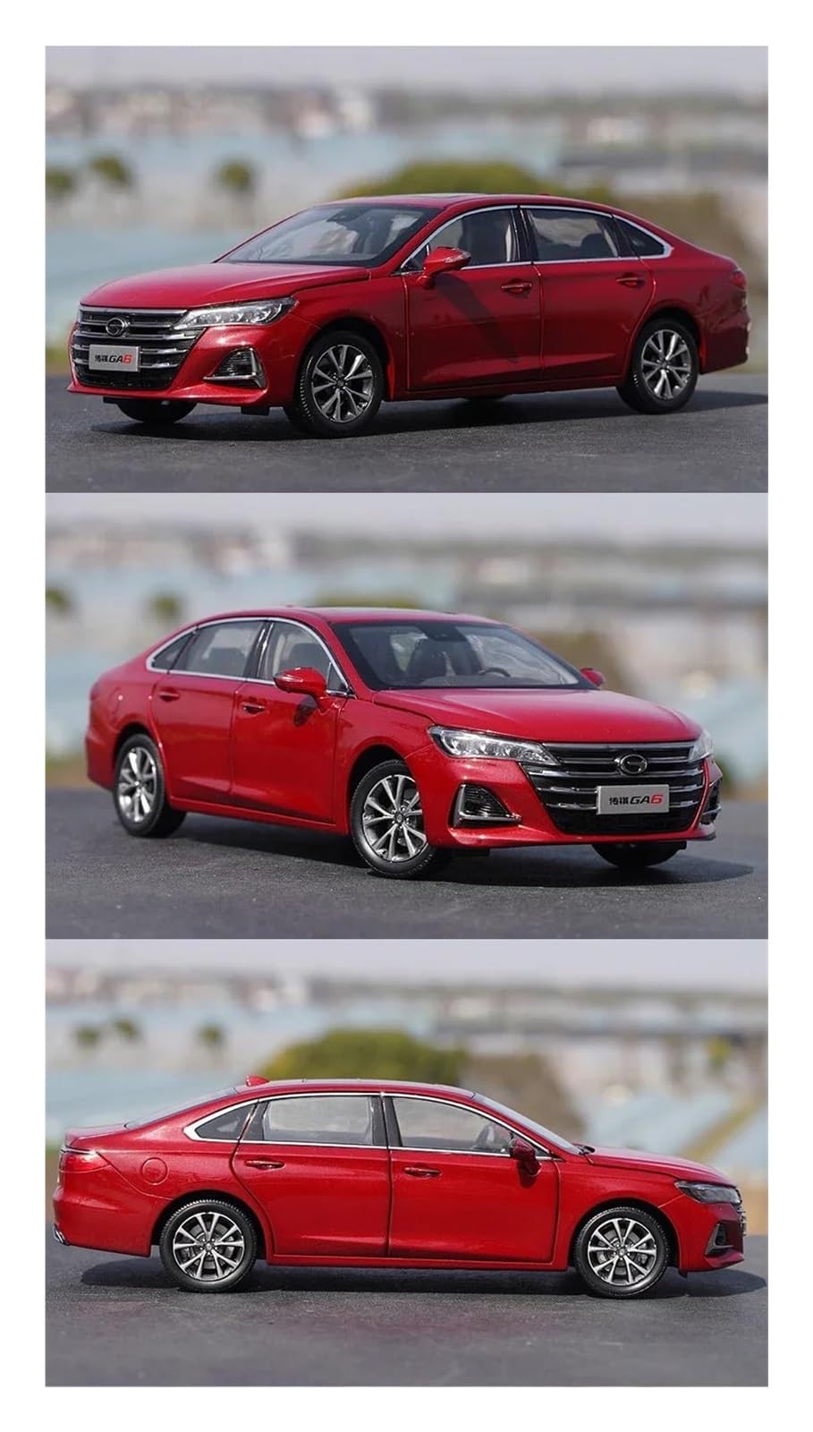 Metallo Scala Replica 1 24 Per GAC Trumpchi Nuova Generazione GA6 2019 Modello Auto in Lega Serie Arredamento per Casa Hobby Veicoli Giochi Set