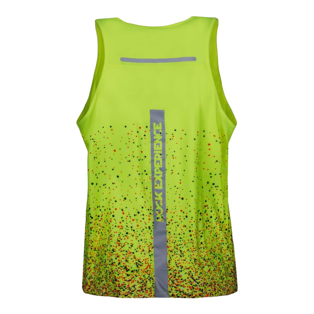 Rock Experience Drip Man Tank Canotta Traspirante Sportiva Uomo (Pacco da 1)