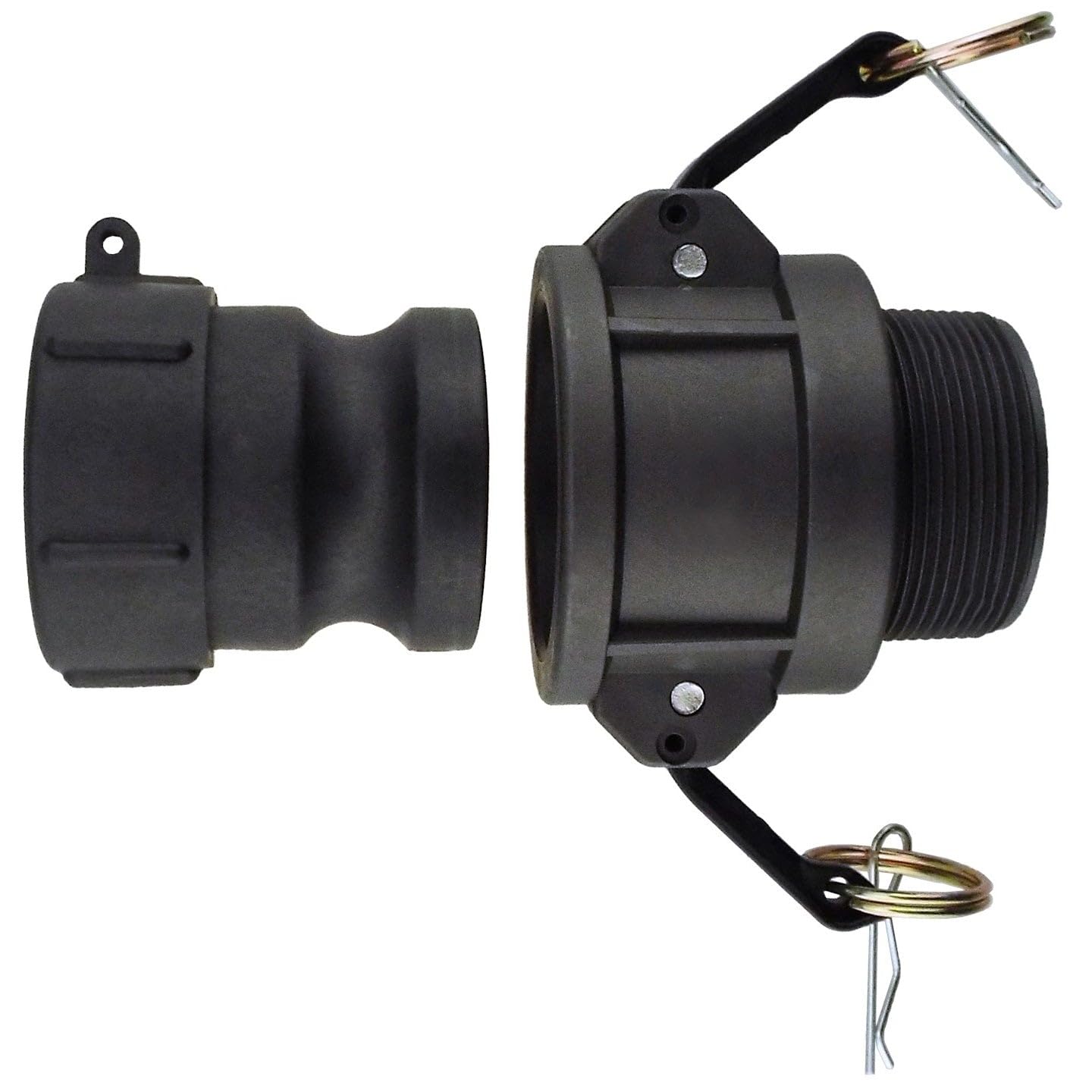  - Ibc 2" S60X6 To 1.5" Male Camlock Adapter Set With Type B CouplerPolypropylene