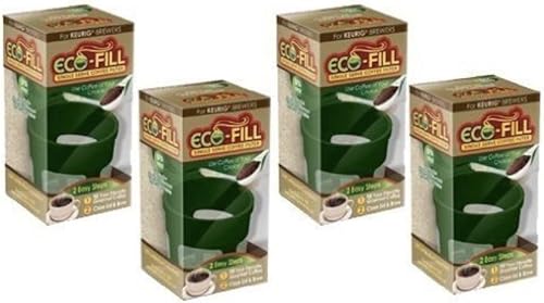 Miniatura 4 de Perfect Pod Eco-Fill - Cápsula recargable para cafeteras K-Cup, filtro reutilizable para preparar café expreso, paquete de 4