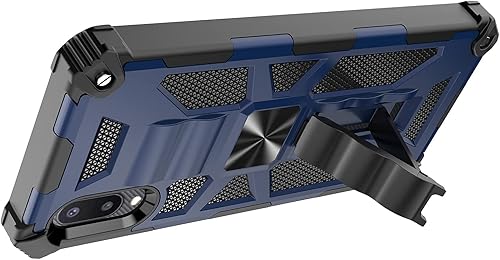 Miniatura 3 de Asuwish Funda de teléfono para Xiaomi Redmi 9A Redme 9i con protector de pantalla de vidrio templado y accesorios para celulares, soporte híbrido,