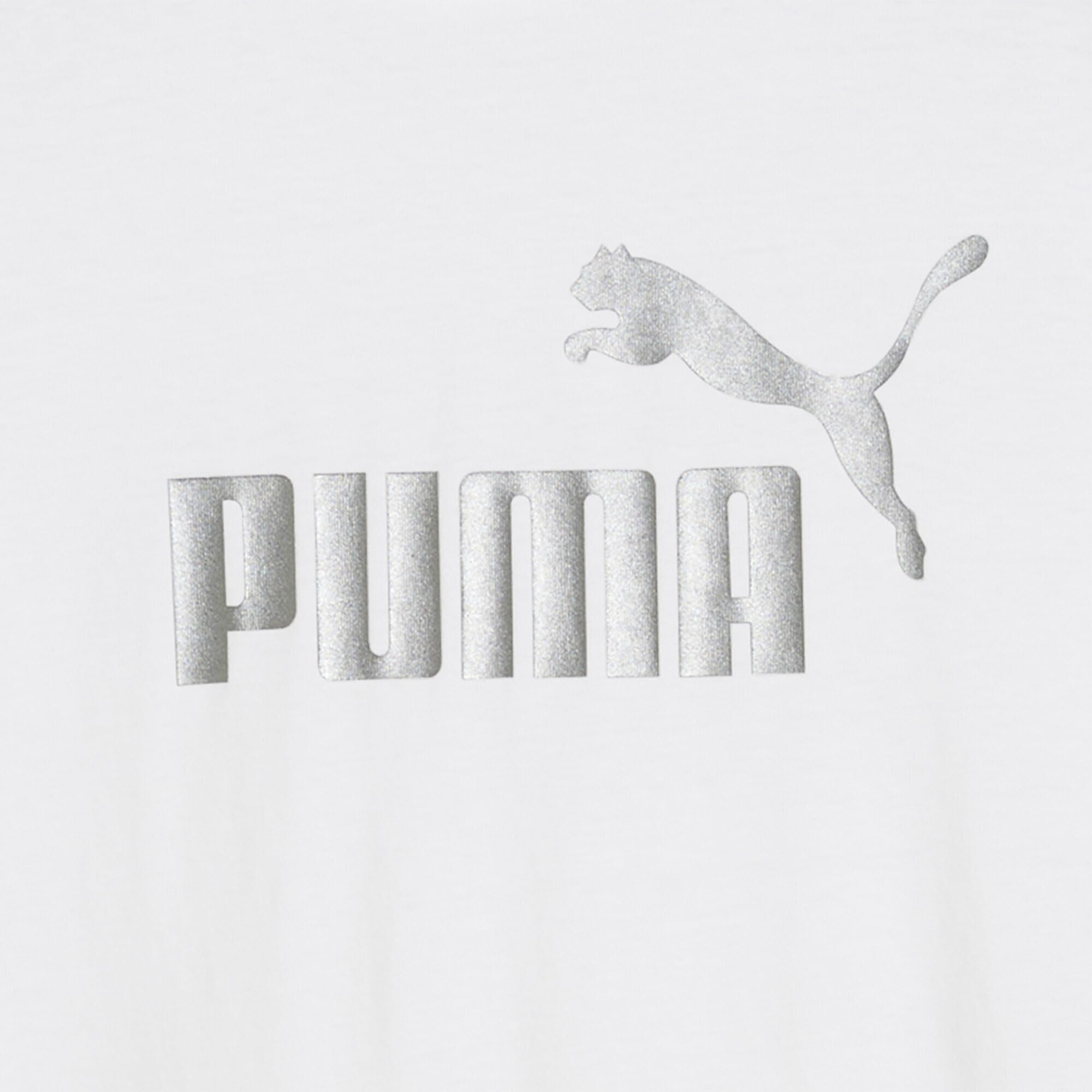 PUMA Ess Metallic No. 1 Logo Tee Magliette Unisex - Adulto (Pacco da 1)