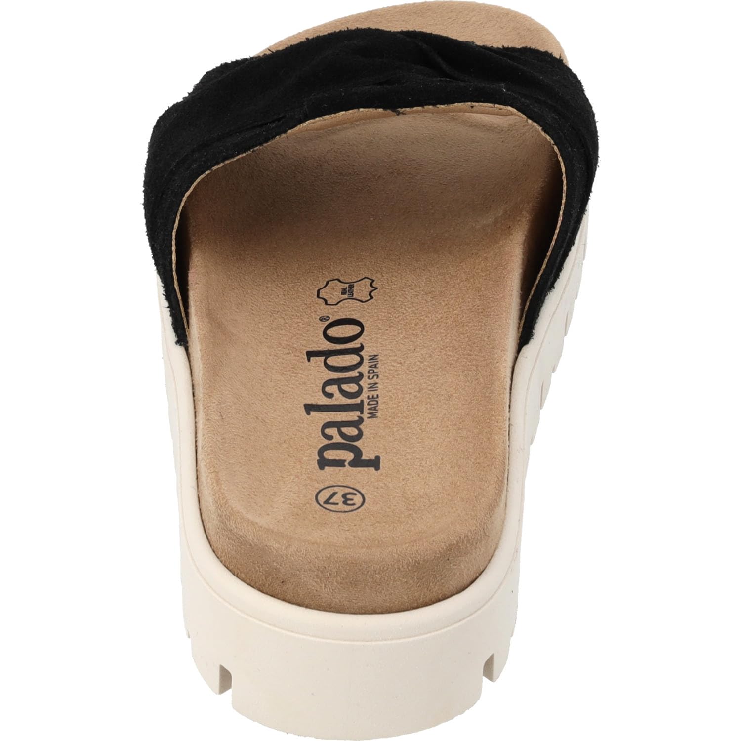 Palado Damen Plateau-Pantoletten Omayra - bequeme Sandalen Made in Spain - Hausschuhe mit Plateau-Sohle - modische Sommerschuhe