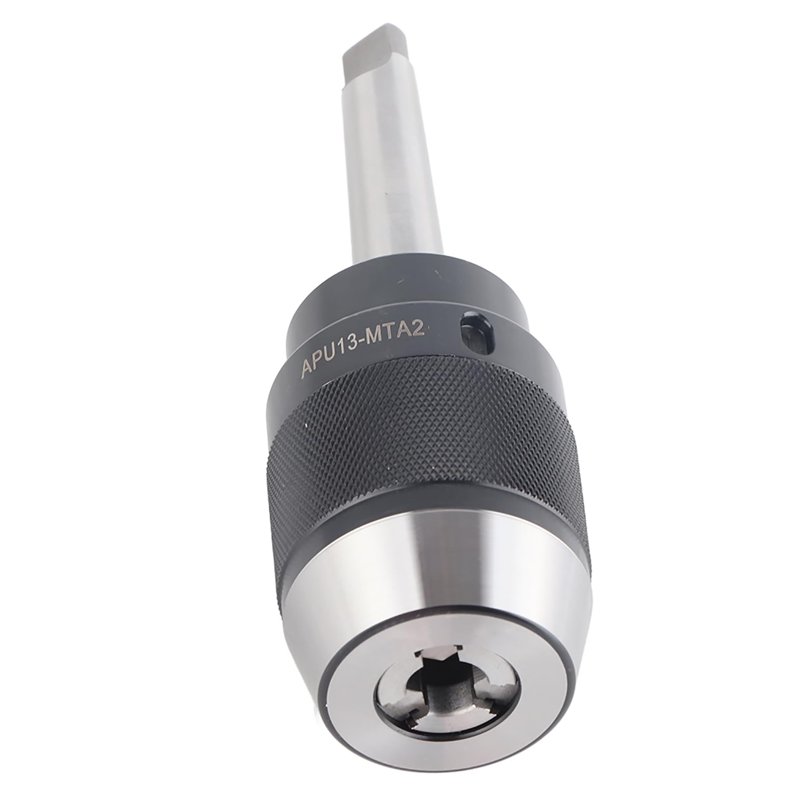 APU13 - Portabrocas sin llave MTA2, portabrocas integrado para fresadora CNC, herramienta de resistencia al impacto de alto agarre con rango de sujeción de 1 a 13 mm, acero de