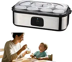 Máquina Iogurteira Caseiro para Estilo de Vida Saudável Natural Automática Compacta (110, Volts)