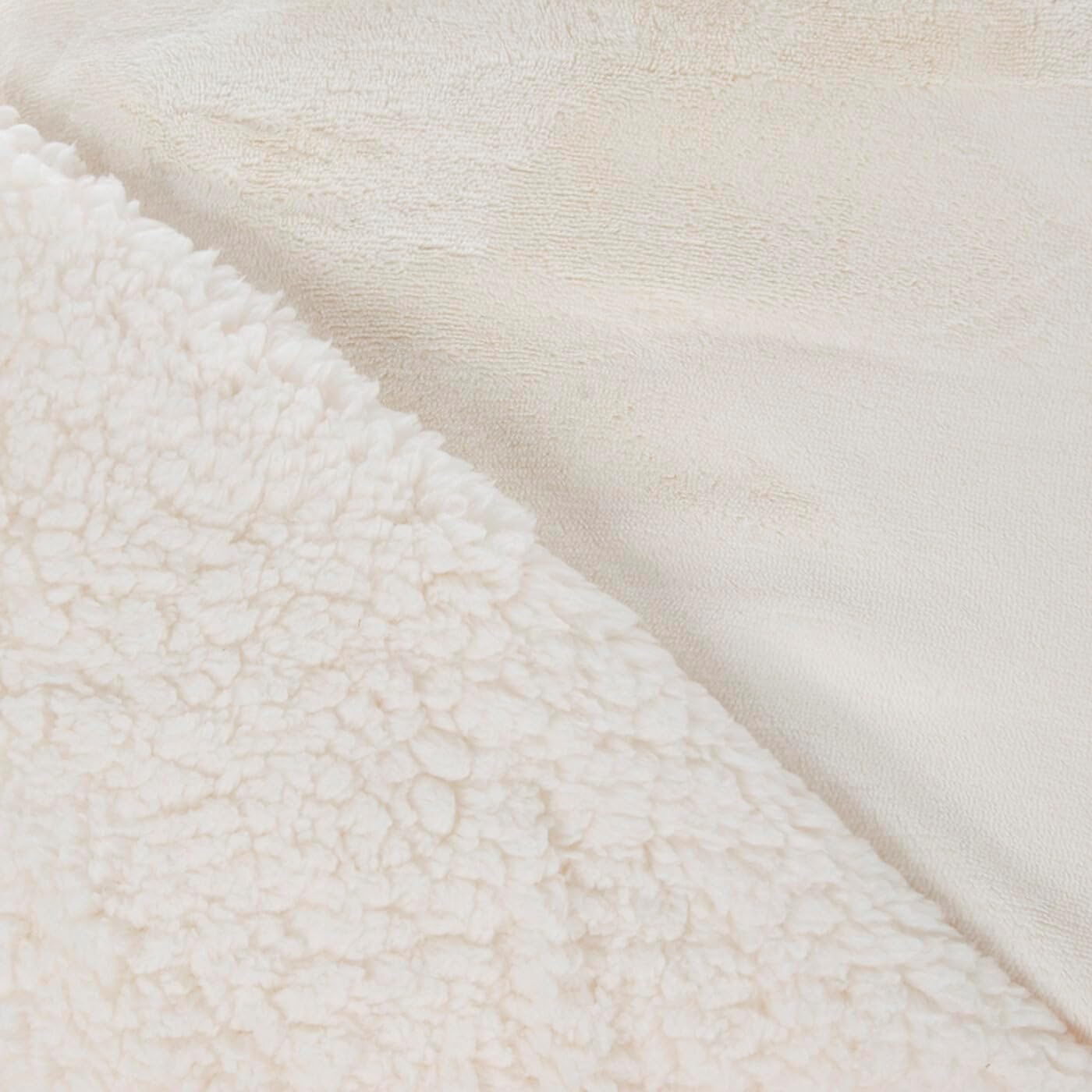 Hobby Lobby Ivory Matte Vlevet Throw Blanket