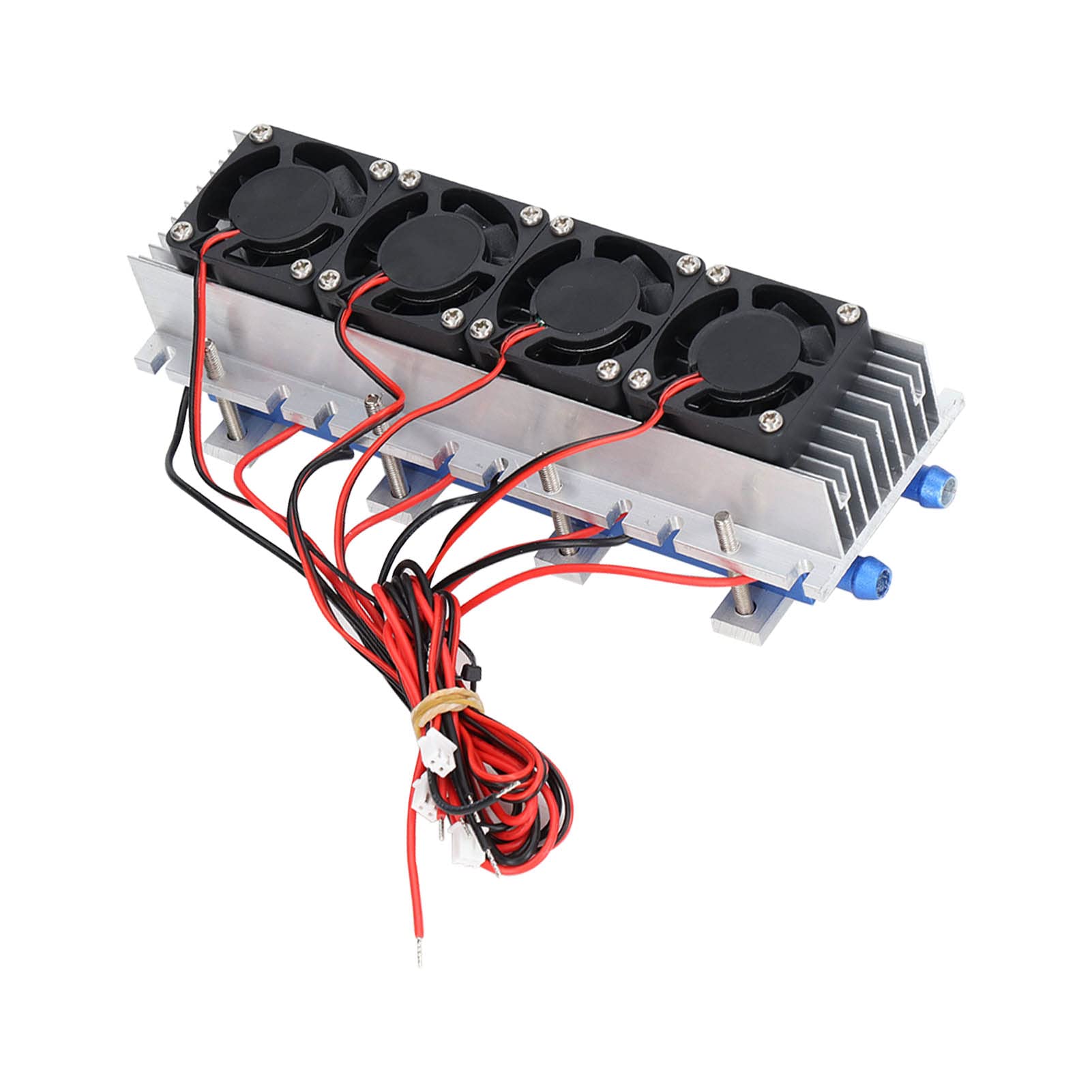 Jeanoko Módulo de Refrigeración de Alta Eficiencia Enfriador de Aire de 4 Núcleos para Proyectos de Semiconductores de Bricolaje y Equipos de Refrigeración Industrial