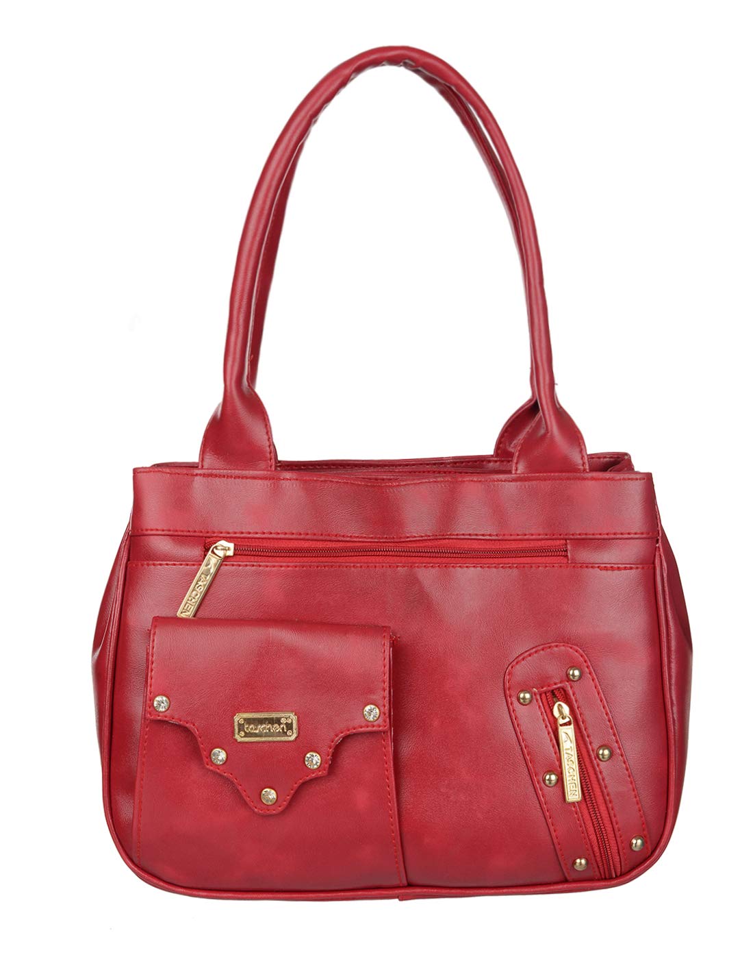 TASCHEN Womens Casual Daily Use Travel/Office Handbag (Red) (B082YHHBGN) Amazon Price History, Amazon Price Tracker