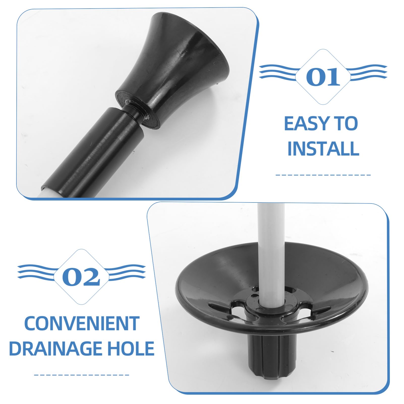 BRIGHTFUFU Sturdy Golf Flagpole Portable Golf Practice Flag Stick Detachable Sections User-friendly for Golfers