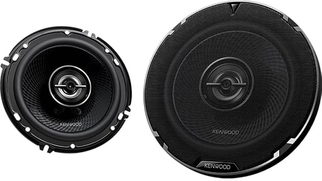 Kenwood KFC-1696PS 6.5 Inch 2 Way Car Speakers with 320 Watts Peak Power (Pair)