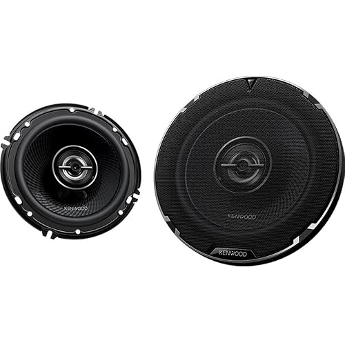 Kenwood KFC-1696PS 6.5 Inch 2 Way Car Speakers with 320 Watts Peak Power (Pair)