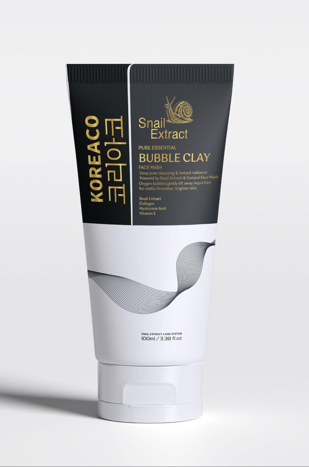 Salyangoz Özlü Mucize Bubble Clay Yüz Maskesi | Ultra Yumuşak Nemli Parlak Köpüren Yüz Maskesi 100ml