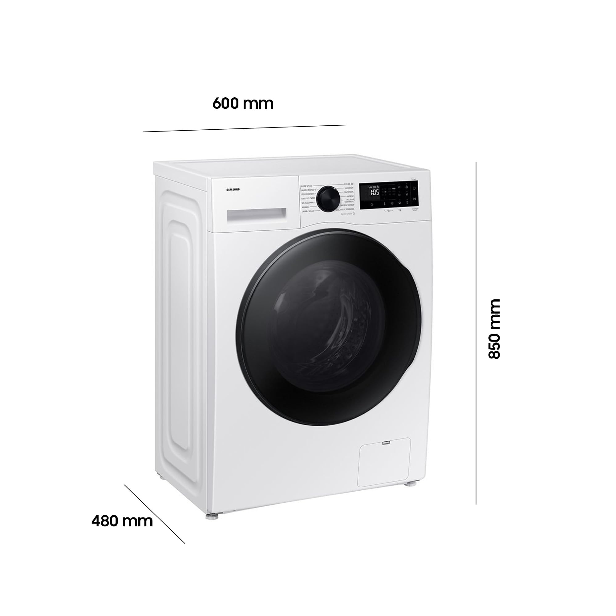 Samsung WD90DG5G34BEEG AI Waschtrockner 9+5 kg 48 cm EEK E/A (-10%) Weiß