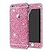 Furivy Bling Sticker for Apple iPhone 6s Plus (5.5") Luxury Sparkle Full Body Decal Glitter Protector Films for iPhone 6s Plus Rose
