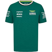 Aston Martin Kids F1 2024 Team Tshirt - Green - Size 9/10 Years