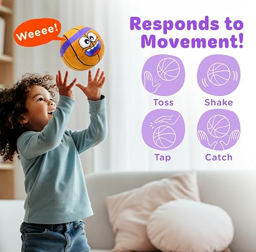 Miniatura 28 de Move2Play, Hilariously Interactive Toy with Music & Sound Effects Birthday Gift for Boy & Girl Ball for Toddler & Baby 6, 12, 18+ Months 1
