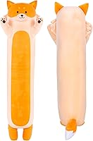 Vista 23 de Almohada corporal de felpa de oso para niños, almohada larga de peluche de animal de peluche, juguete suave para abrazar, regalo de peluche