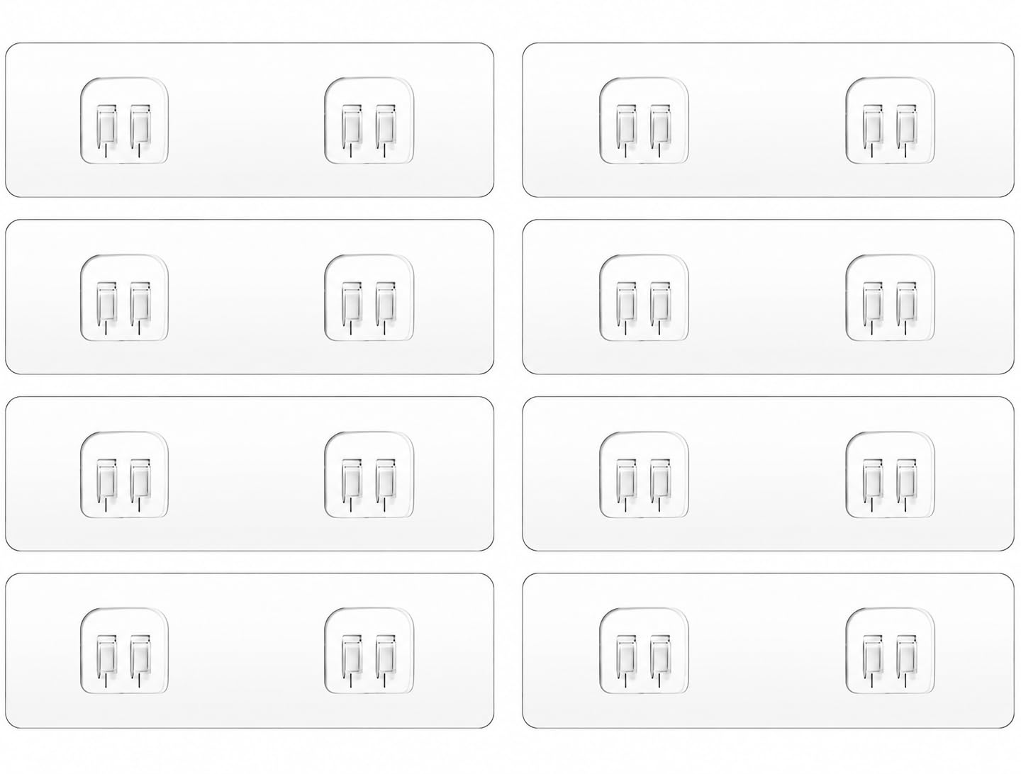 15 Pack Adhesive Wall Hooks - No Drill, Heavy Duty -9