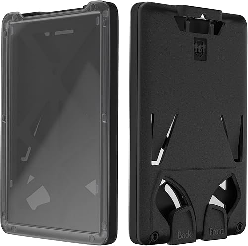 Miniatura 7 de Specialist ID - Paquete de 20 portatarjetas para 3 tarjetas de hasta tres insignias I'D, estuche vertical rígido de plástico duro resistente para