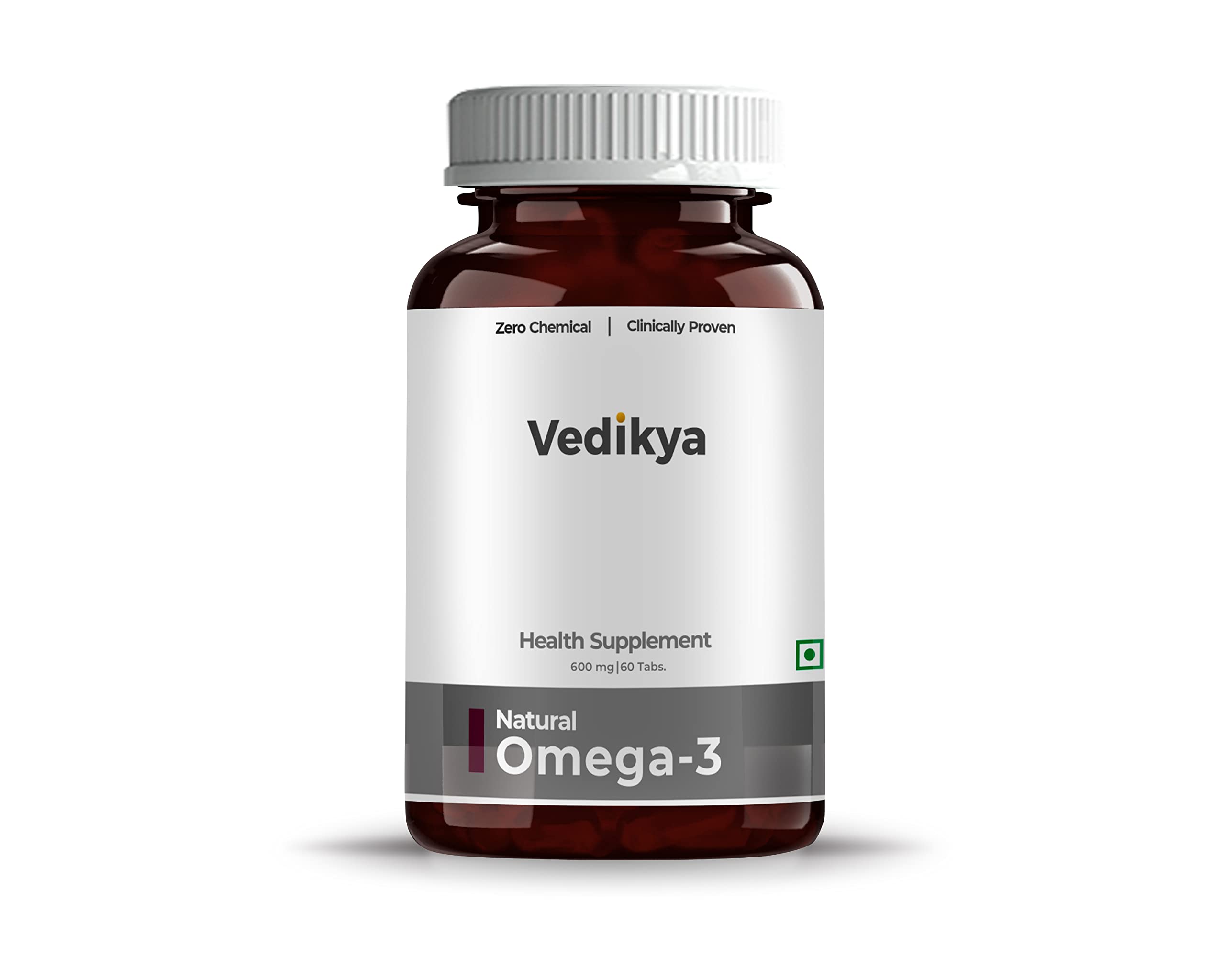Buy Vedikya Natural Omega 3 Vegetarian Supplement with Marine Algae and