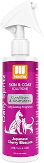 Nootie Japanese Cherry Blossom Daily Spritz for Dogs & Cats - Moisturizing Fur Conditioner Spray, Long-Lasting Scent, 8oz