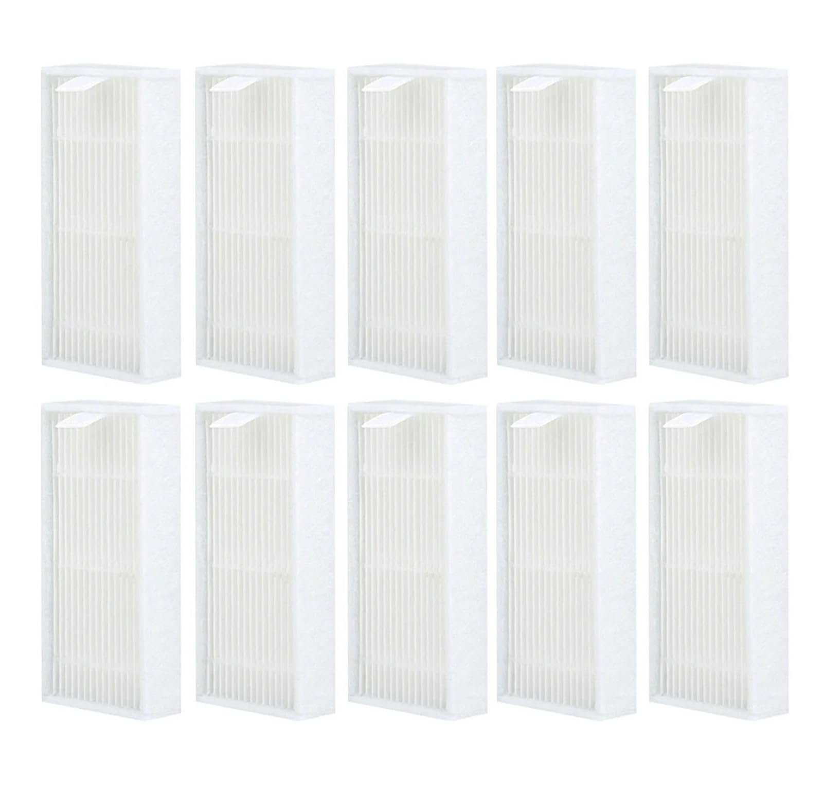 GENTERUN Vacuum Cleaner Filters Filter ，Compatible For CHUWI， V3 For ILife ，X5 V5 V50 + V5PRO，Compatible For ECOVACS， CR130 Cr120 CEN540 CEN250 ML009 Dust Collection(10pcs)