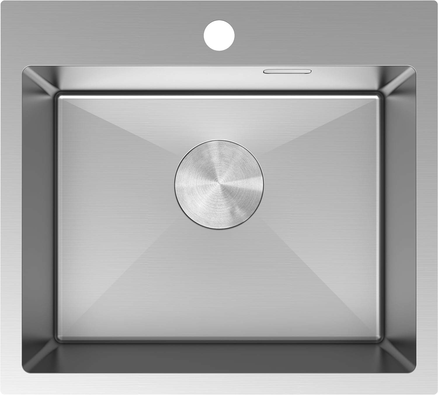 Mexen Solix Edelstahlspüle 1-Becken 500 x 450 mm, Inox
