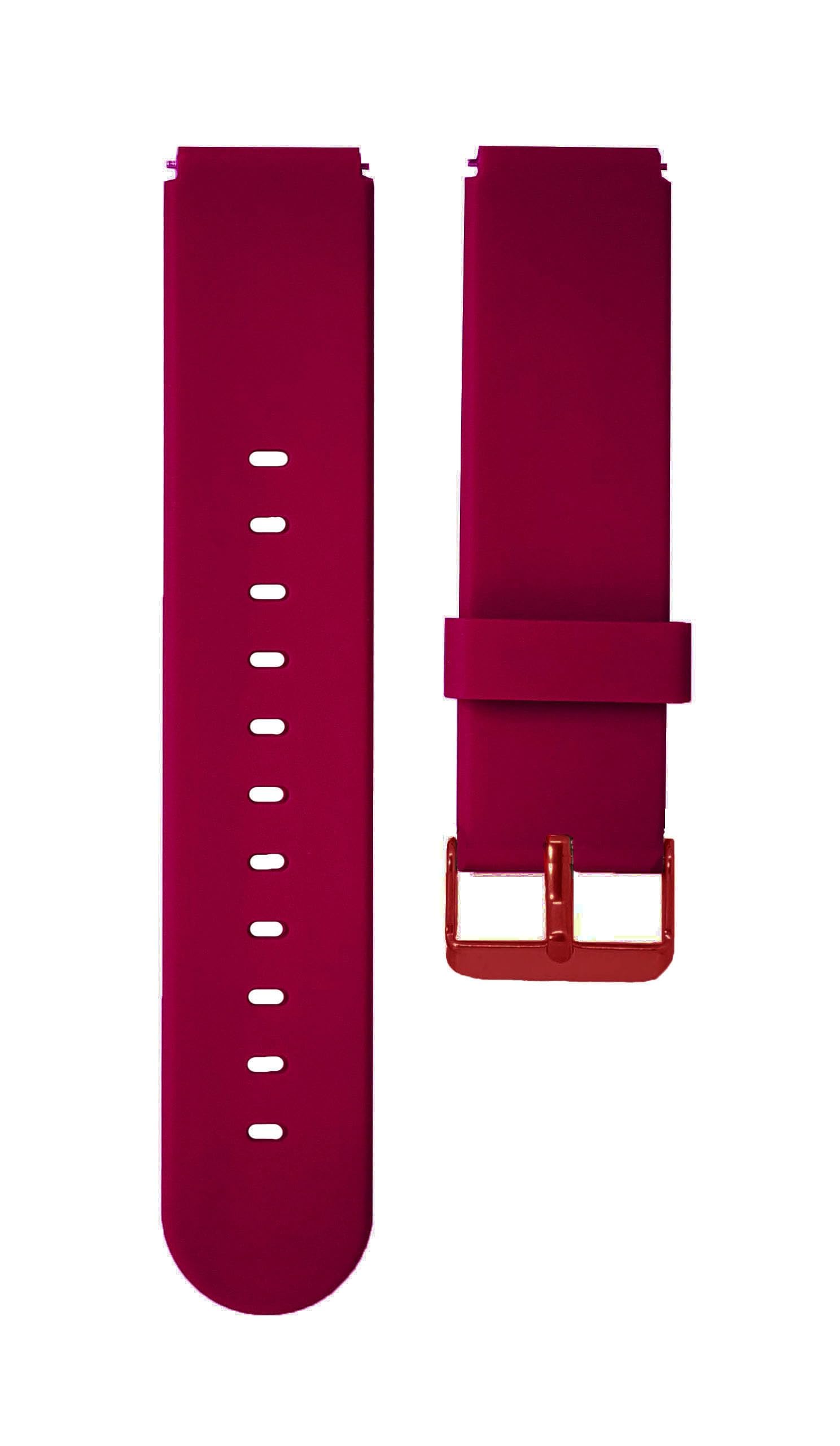 DREAMY 19mm Silicone Smart Watch Strap for Men & Women - PACK OF 1 (Coral Red) (B0CRQMGPYH) Amazon Price History, Amazon Price Tracker