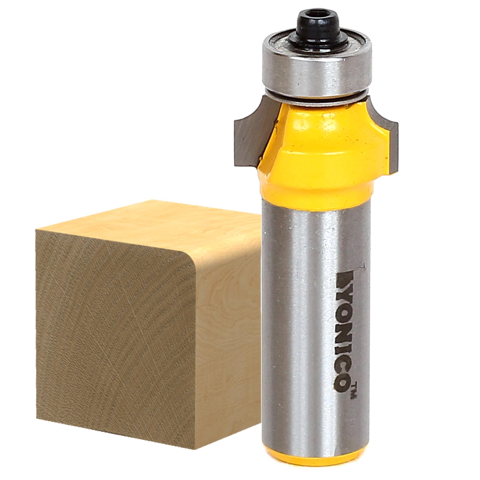 Yonico 13161 18Inch Radius Round Over Edge Forming Router Bit 12Inch Shank 765573830002