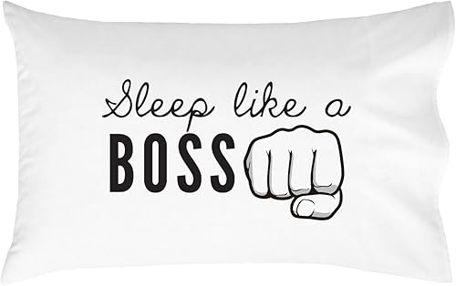 Oh, Susannah Sleep Like A Boss Funda de almohada (una funda de almohada estándar de 7.9 x 11.8in), decoración de dormitorio y dormitorio