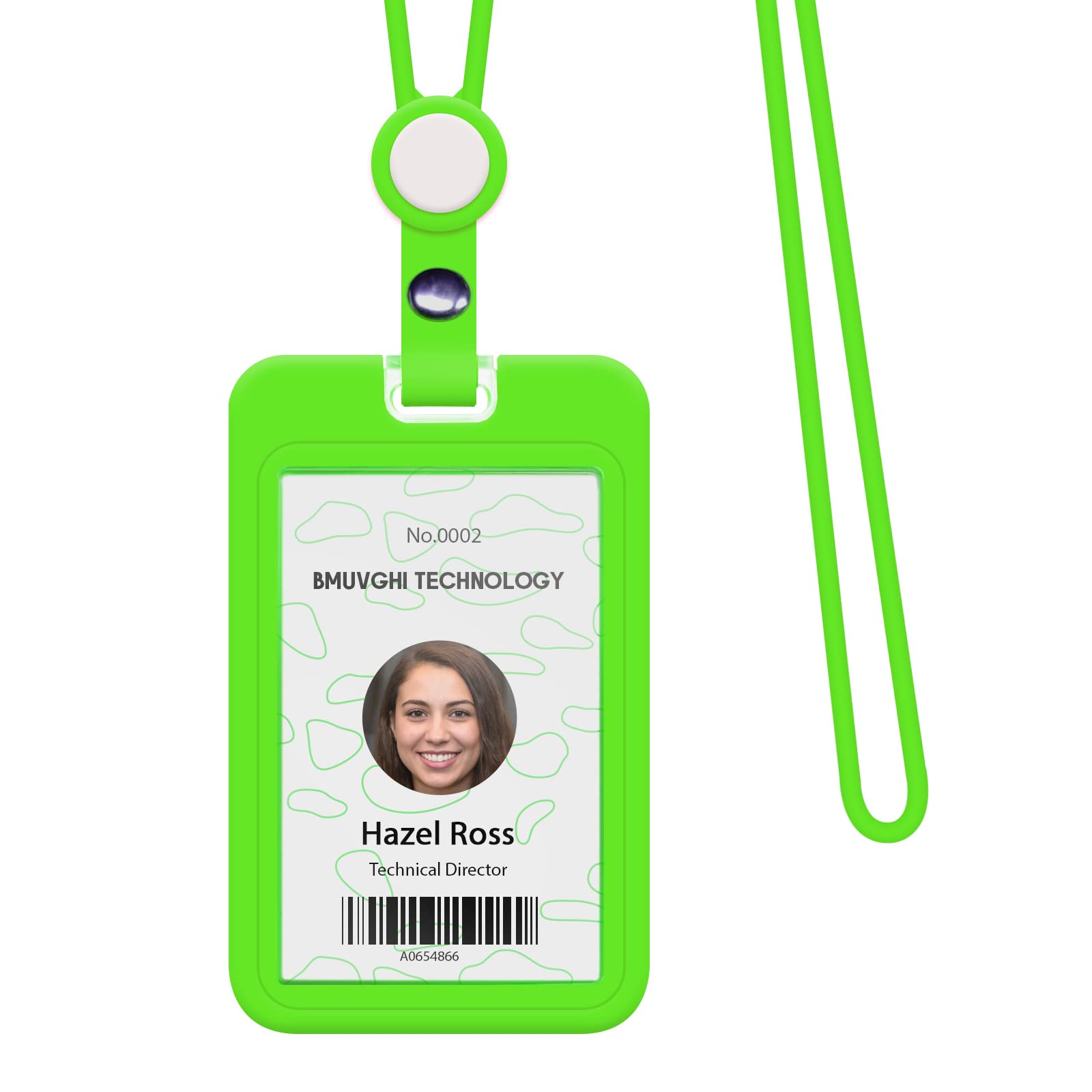 Wholesale Vertical de silicona titular de la placa de identificación con cordón Wholesale Vertical de silicona titular de la placa de identificación con cordón