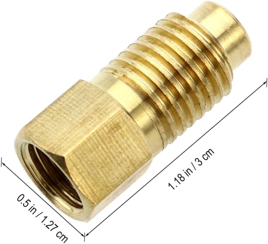 MAGICLULU Car Adapter Sae to Vacuum Pump Connector Conversion Tool for Automotive Refrigeration Systems Easy to Install Heavy-duty Construction for Use