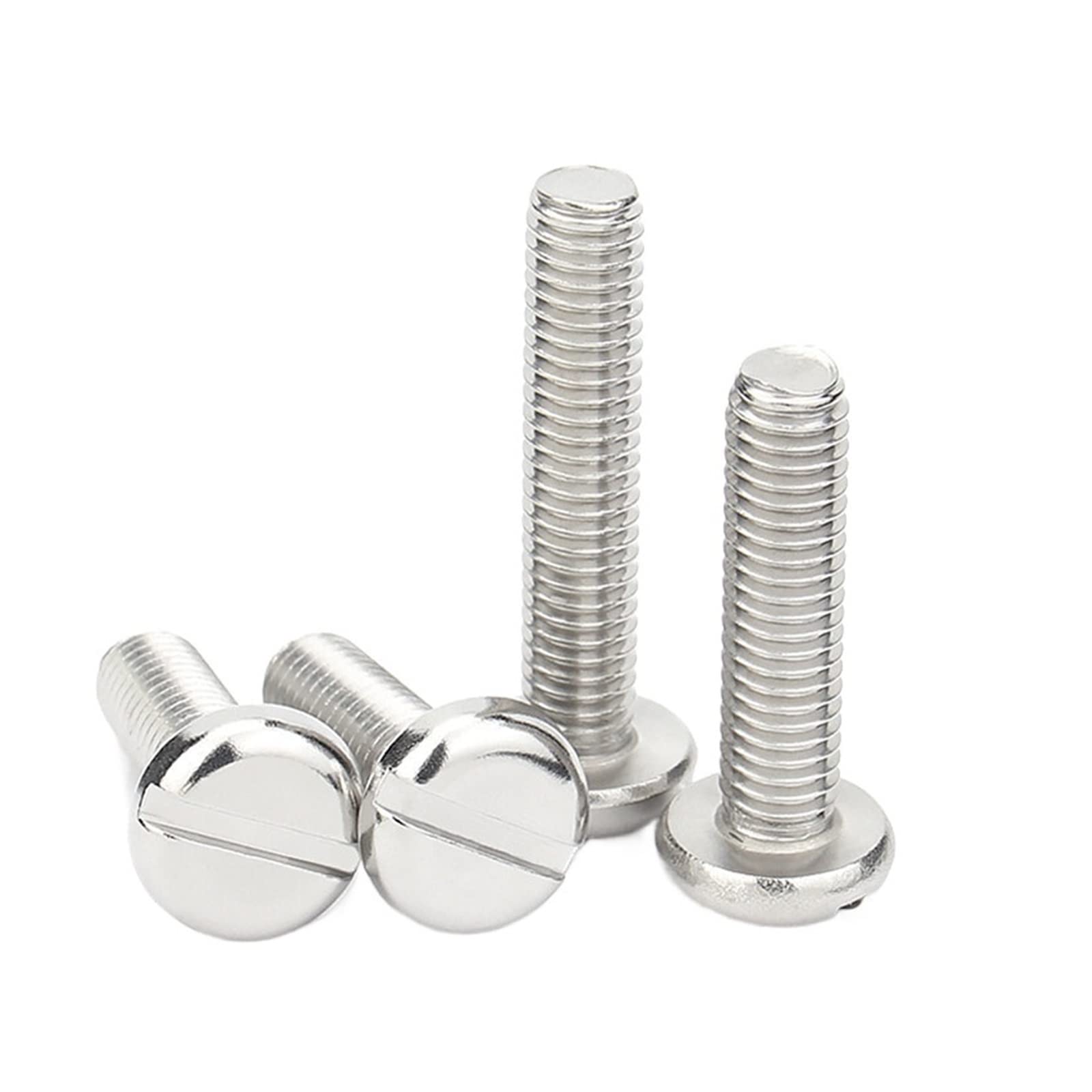 M3 Flat Head Screws A2 Stainless Steel Slotted Pan Head Machine Screws Kit - M1.6 M2 M2.5 M3 With Nuts & Washers M1.2. Screw - Foto 6