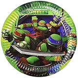 Beliebtes Lizenzprodukt amscan – 552465 – 8 Teller Ninja Turtles Durchmesser – 23 cm