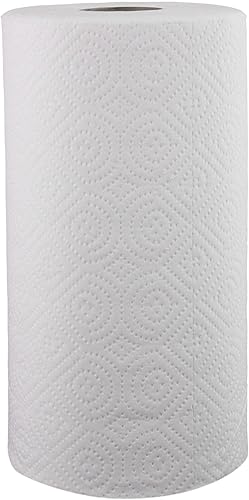 Miniatura 2 de Boardwalk 6273 - Rollo de toalla de papel perforado, 2 capas, blanco, 11 x 8 12, 250 hojas por rollo (caja de 12 rollos)