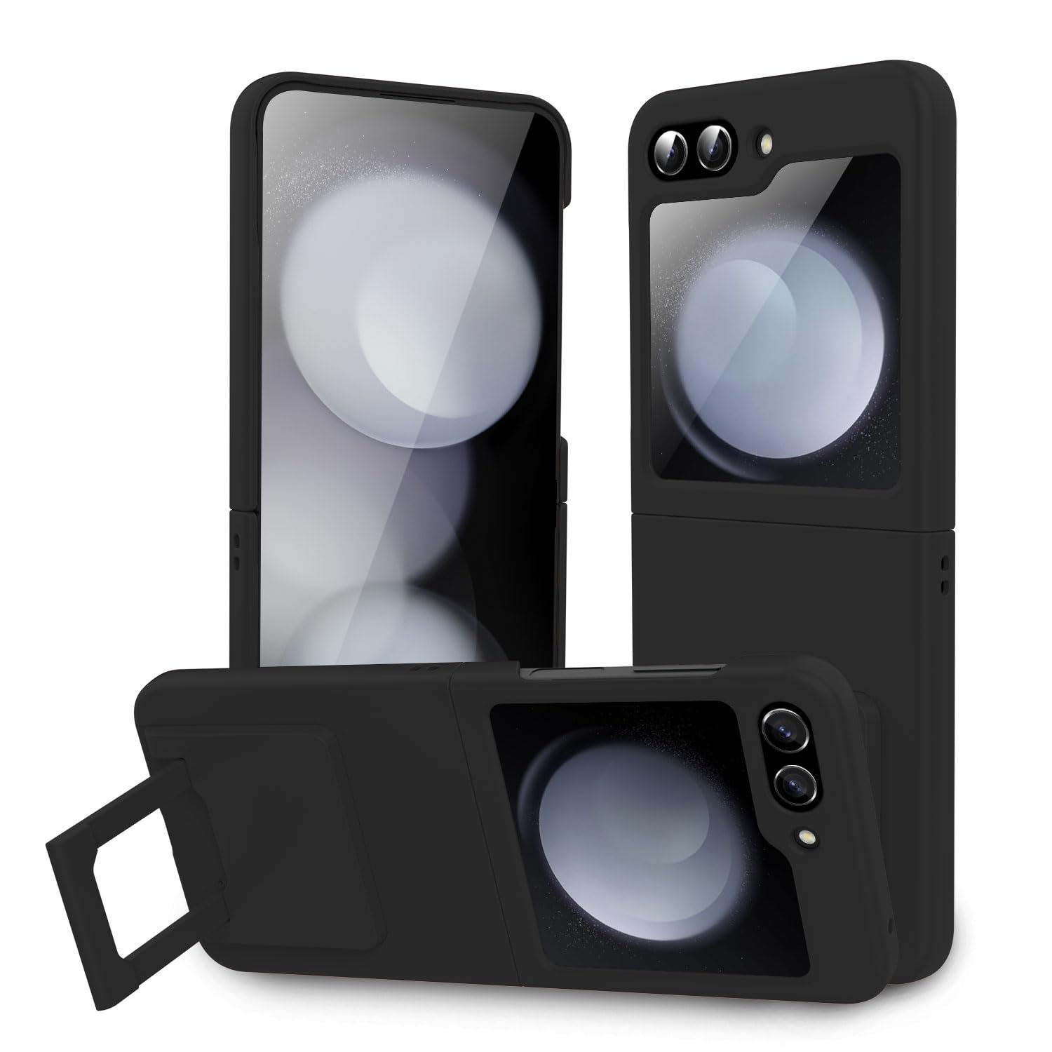 CMYFUTNG Galaxy Z Flip 5 5G Case with Stand,Military-Grade Protective Case,Lightweight,Slim Fit Drop Protection Rugged Shockproof Cover for Samsung