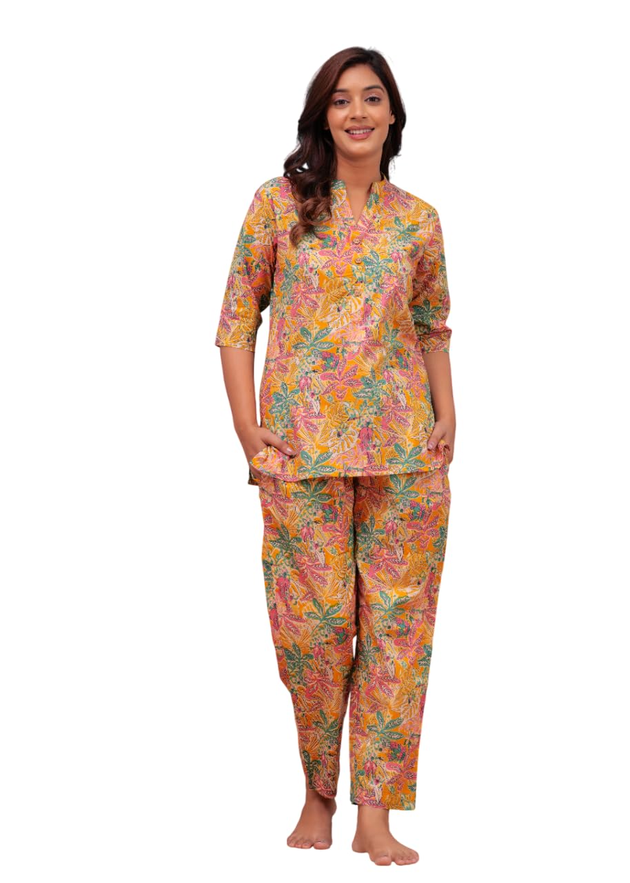 Women's Cotton Printed Co-Ord Set, Casual Wear-picture-35