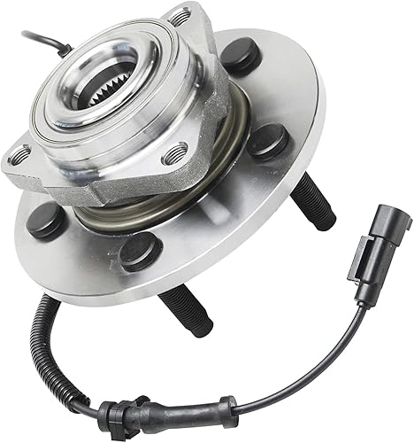 Miniatura 5 de Detroit Axle - 2 Cubos de Cojinetes de Rueda Delantera para Dodge Ram 1500 2009-2011, Conjunto de Cojinetes de Rueda y Cubos 2010, Par de Cubos de