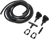 Vista 1 de MITZONE Kit de boquillas para limpiaparabrisas Compatible con 2004-2017 Dodge Ram 1500 2500 3500 Durango Charger Journey Grand Caravan Avenger Jeep