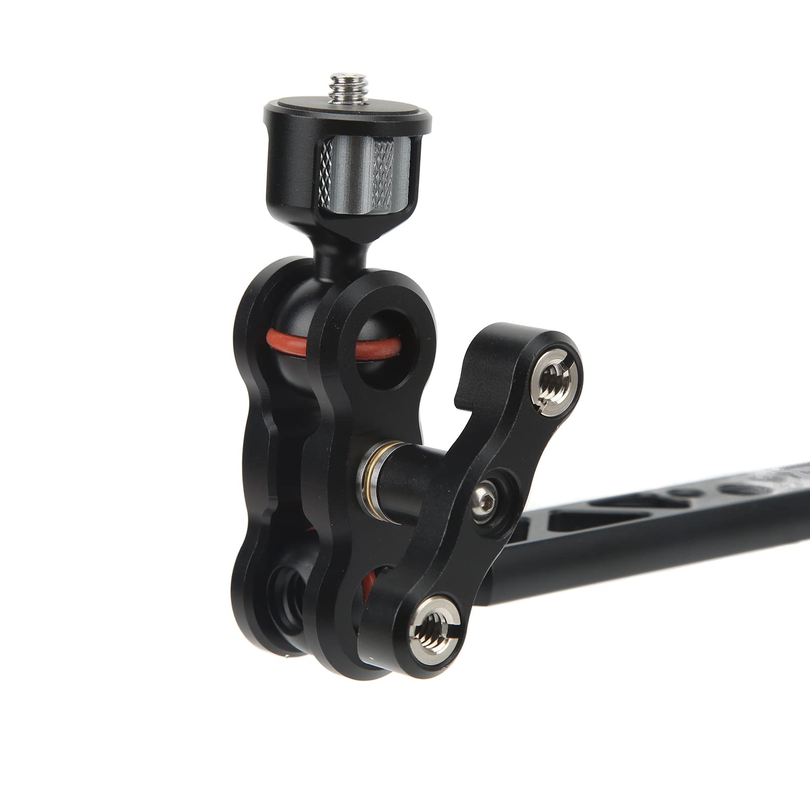 Brazo Mágico de Fricción Articulado Ajustable de 13 Pulg./34 Cm Brazo Articulado de Cámara con Súper Abrazadera Brazo de Extensión de Anodizado CNC de Aleación de Aluminio Cámara de Brazo de Extensión
