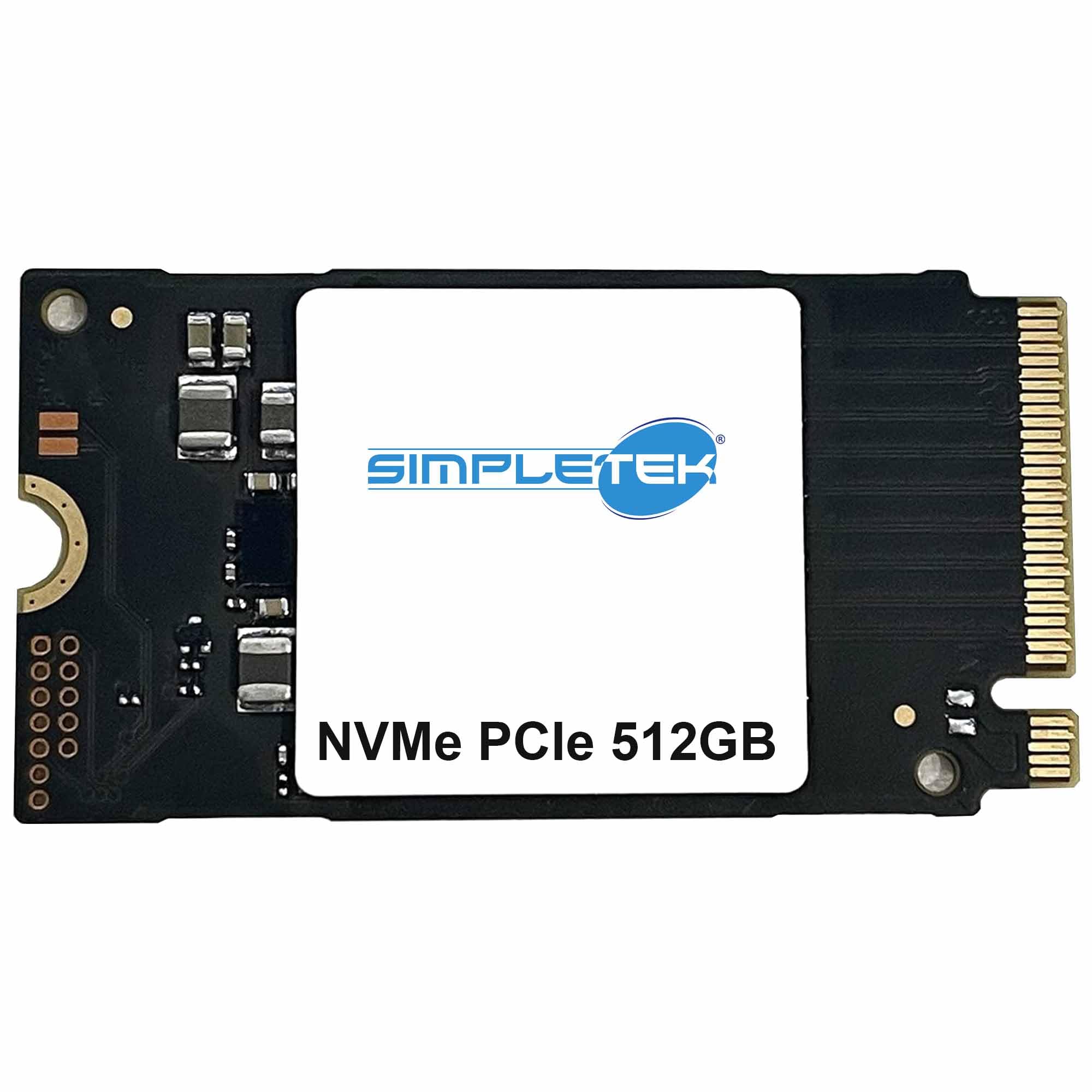 SIMPLETEK Wewnętrzny dysk SSD 512 GB, 2242 M.2 NVME PCIe 3.0 x4, wysoka prędkość, idealny do laptopów i kompaktowych systemów (odnowiony)