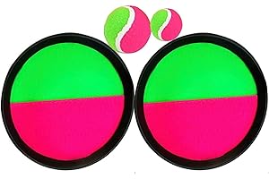 Toss and Catch Ball Game Set: Enhance Hand-Eye Coordination with Exciting Paddles and Balls