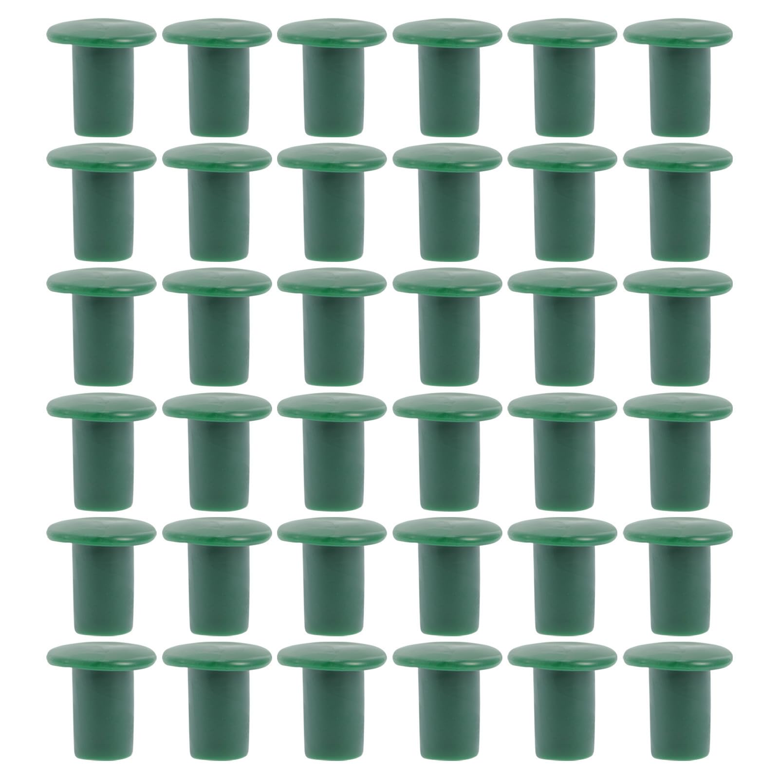 SHINEOFI Plastic Cane Protective Caps 36Pcs Multi Purpose Safety Corner Covers for Bamboo Garden Stakes Outdoors