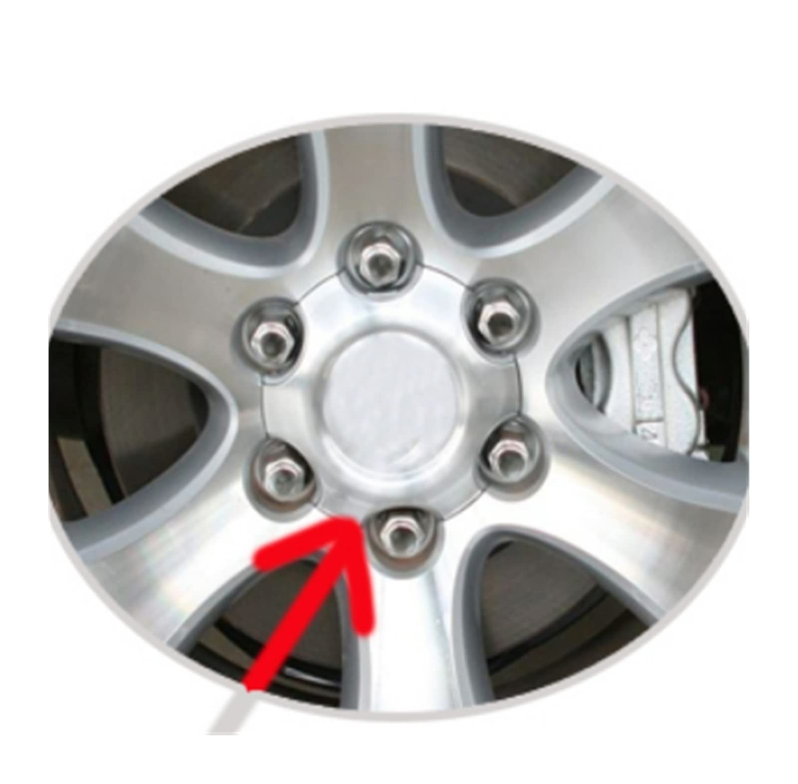 jfqm 4 tapacubos con Logotipo for Toyota Land Cruiser 4000 Prado 4.0L Serie 120 2003-2009. 42603-60500 TY-038.