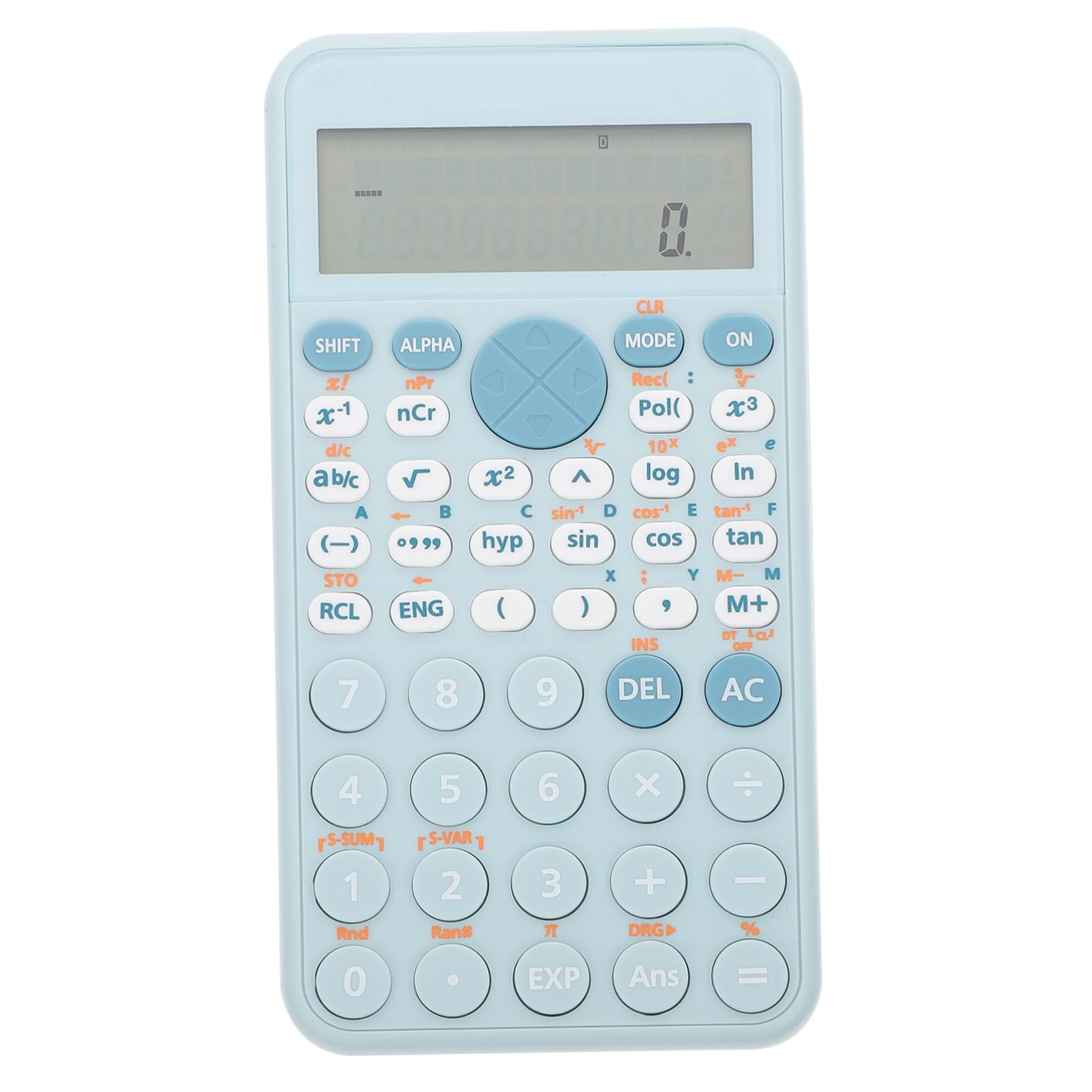 STOBOK 2pièces Calculatrice Scientifique Portable De Fonctions Outil Pratique pour Étudiants Comptabilité Et Mathématiques Bleu