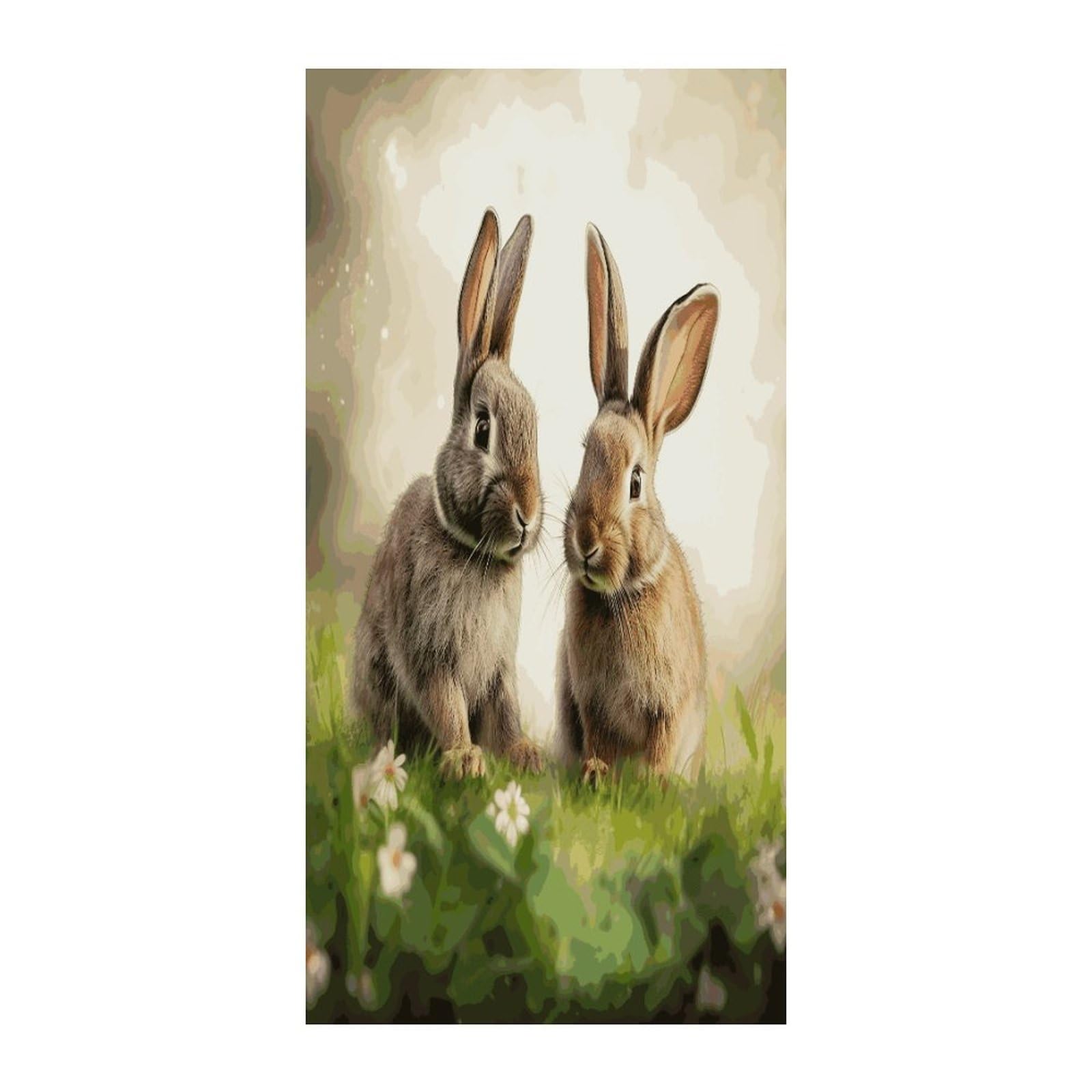 Fekiloot Style Funny Rabbits Door Curtain Room Divider Curtains