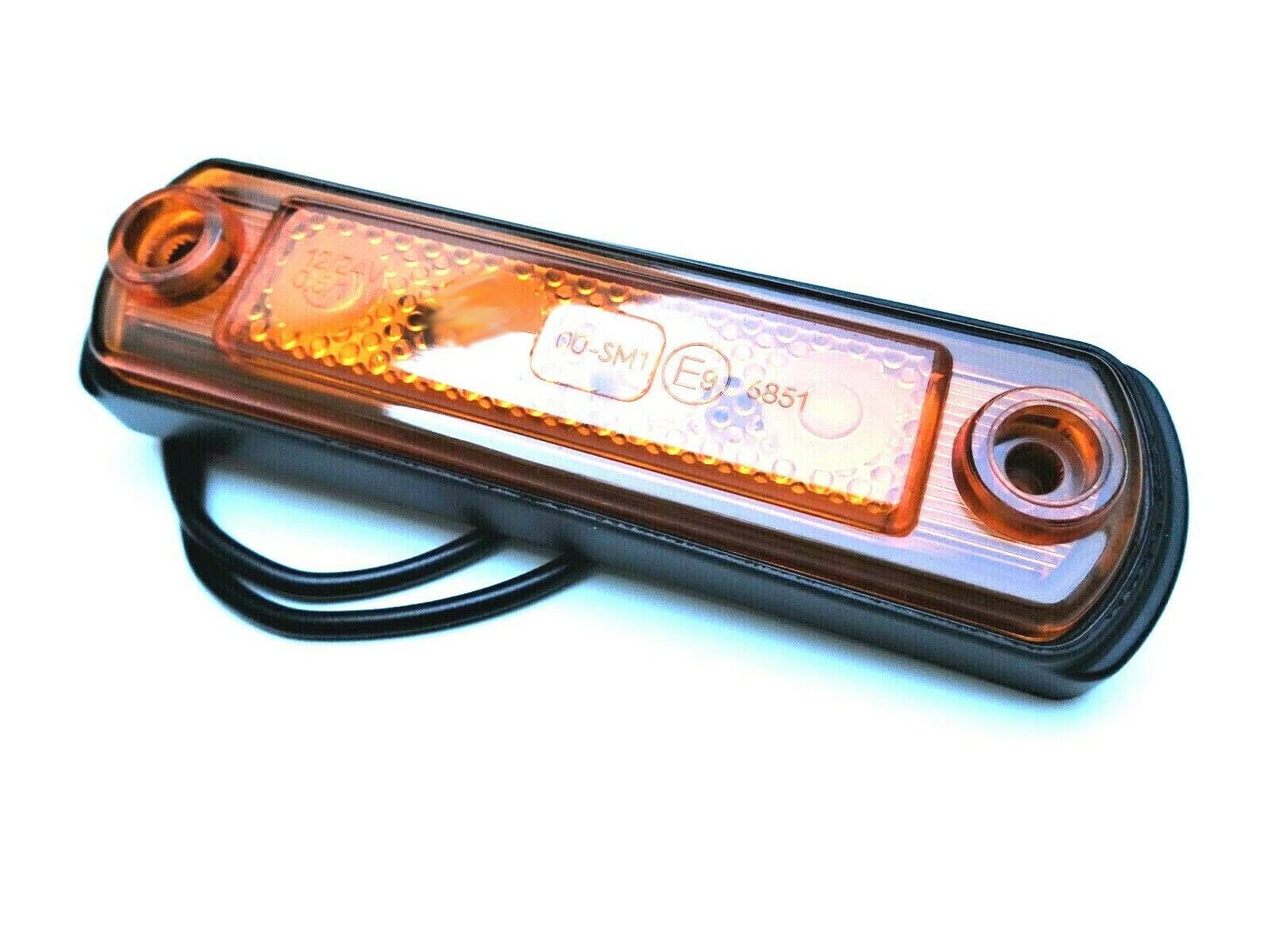 10 Bombillas Posicion LED de Contorno E9, Piloto Lateral para Coche, Camión, Remolque